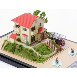 Maison Ghibli Arts And Crafts-Paper Craft Sosuke & Ponyo'S House - Ponyo On The Cliff
