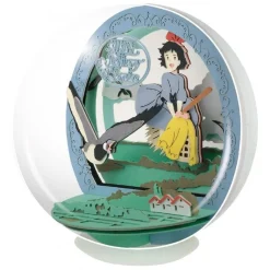 Maison Ghibli Arts And Crafts-Paper Theater Ball Kiki On Her Broom -Kiki'S Delivery Service