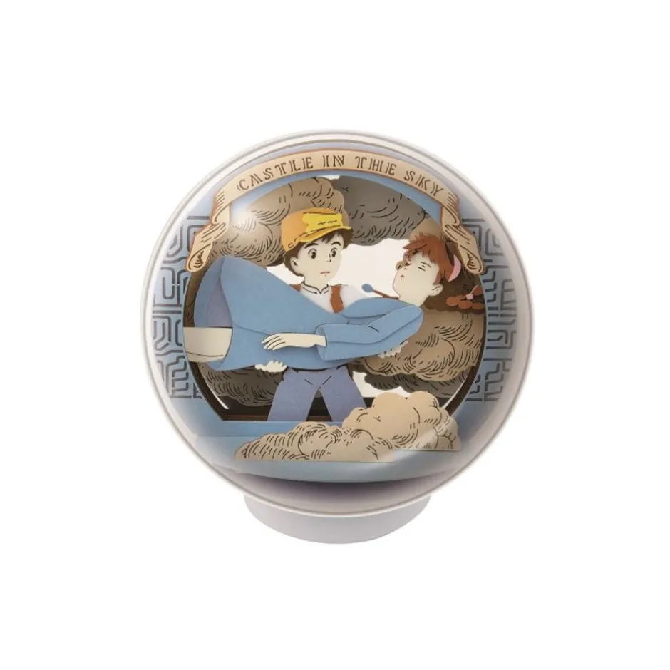 Maison Ghibli Arts And Crafts-Paper Theater Ball Sheeta & Pazu - Castle In The Sky