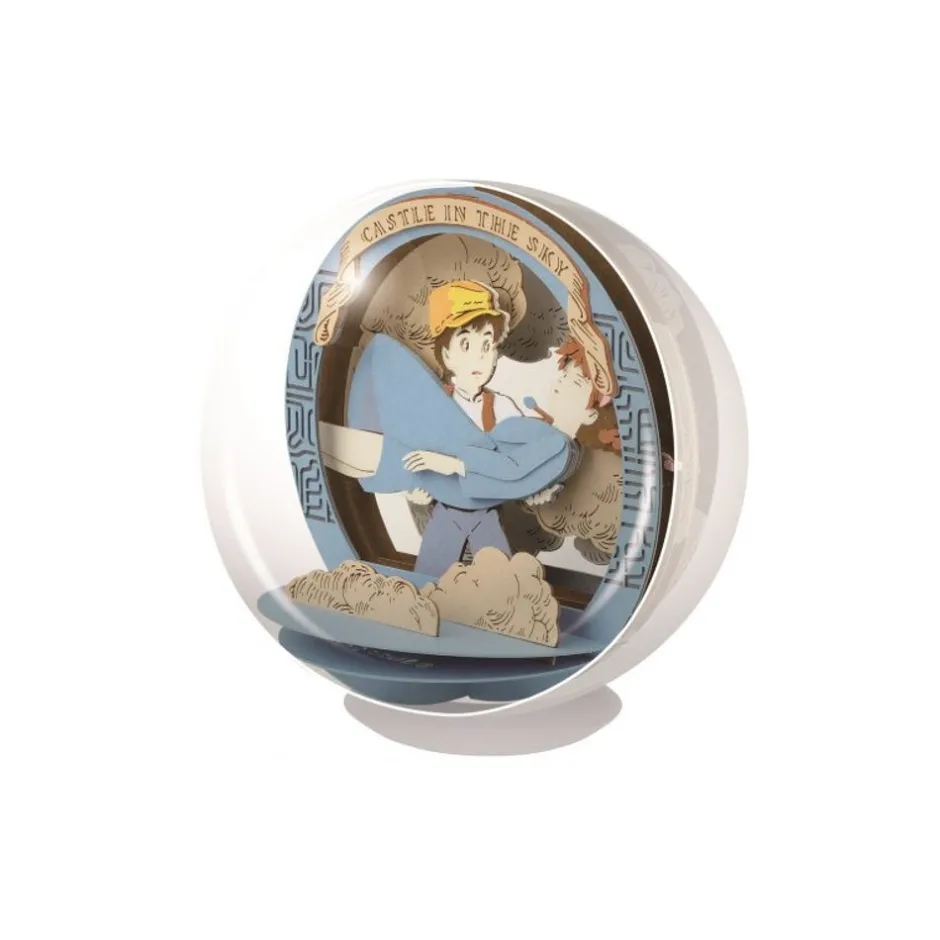 Maison Ghibli Arts And Crafts-Paper Theater Ball Sheeta & Pazu - Castle In The Sky