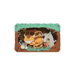 Maison Ghibli Arts And Crafts-Paper Theater Catbus' Arrival - My Neighbour Totoro