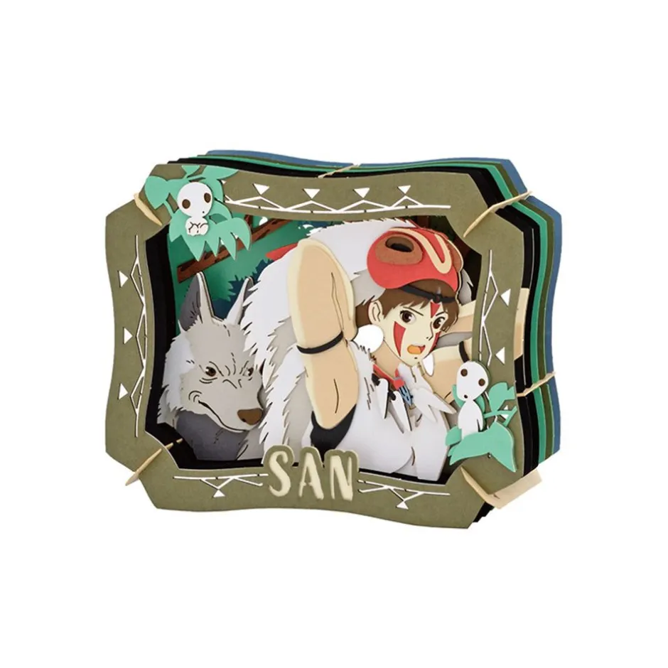 Maison Ghibli Arts And Crafts-Paper Theater San - Princess Mononoke