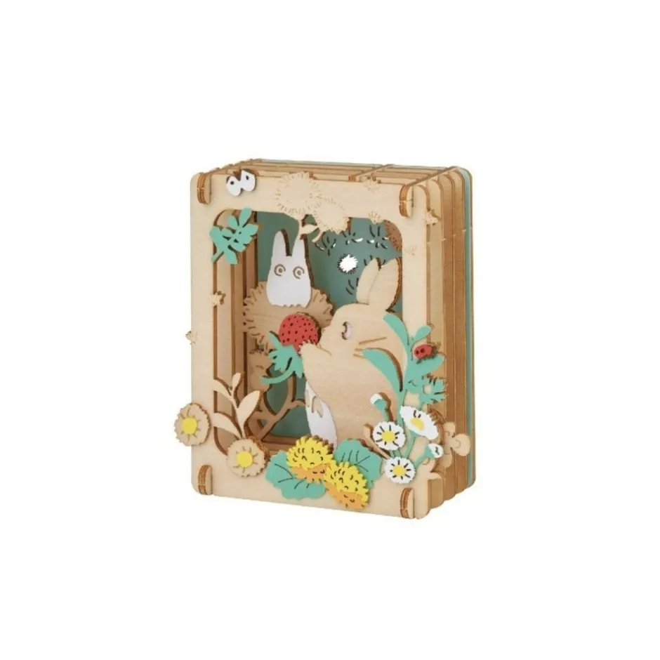 Maison Ghibli Arts And Crafts-Paper Theater Wood Style Totoro Dondoko - My Neighbor Totoro