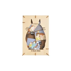 Maison Ghibli Arts And Crafts-Paper Theater Wood Style Silhouette Big Totoro - My Neighbor Totoro