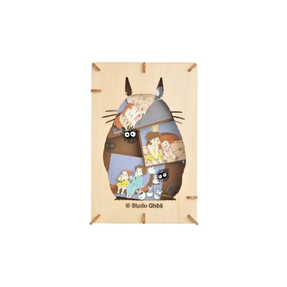 Maison Ghibli Arts And Crafts-Paper Theater Wood Style Silhouette Big Totoro - My Neighbor Totoro