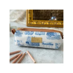 Maison Ghibli Storage-Pencil Case Blue Nostalgia - Whisper Of The Heart