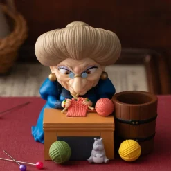 Maison Ghibli Jewellery Boxes-Pencil Holder Figurine Yubaba Knitting - Spirited Away