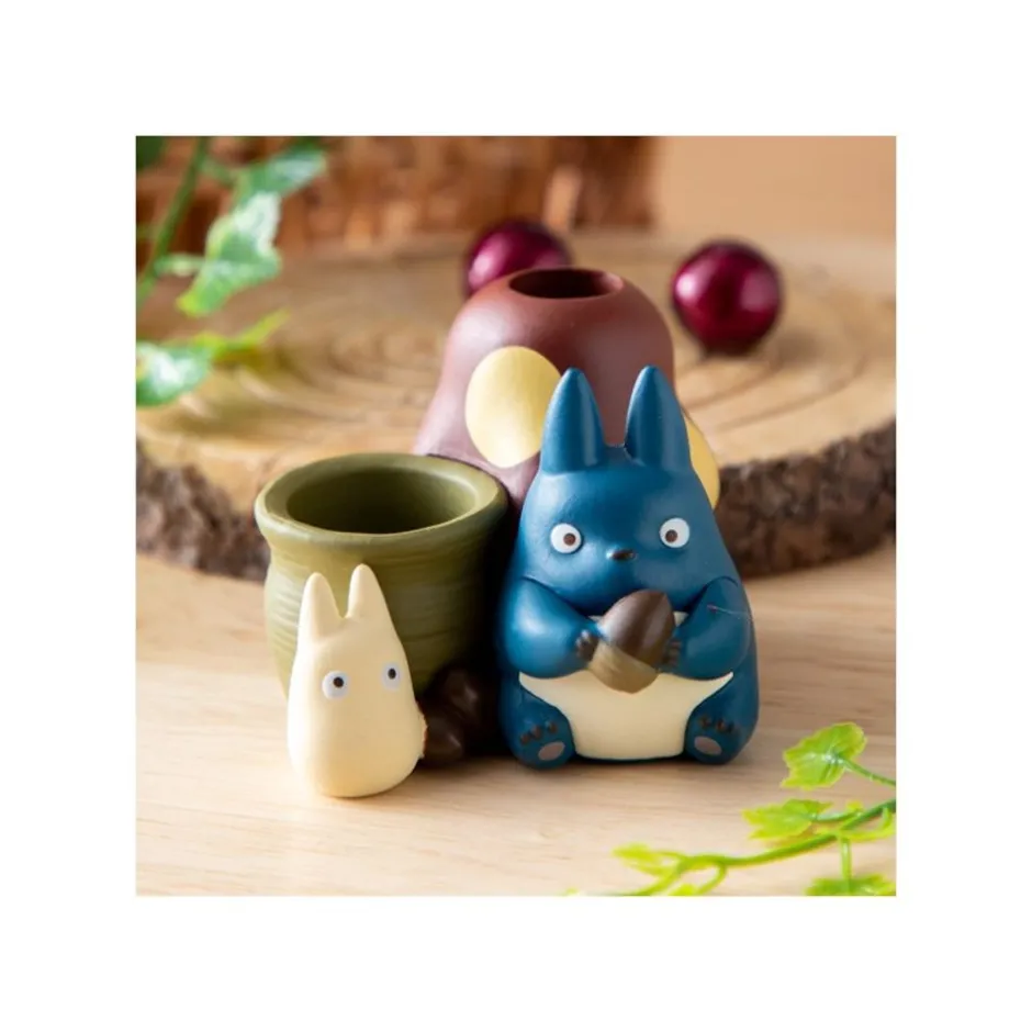 Maison Ghibli Jewellery Boxes-Pencil Holder Figurines Middle & Little Totoro - My Neighbor Totoro