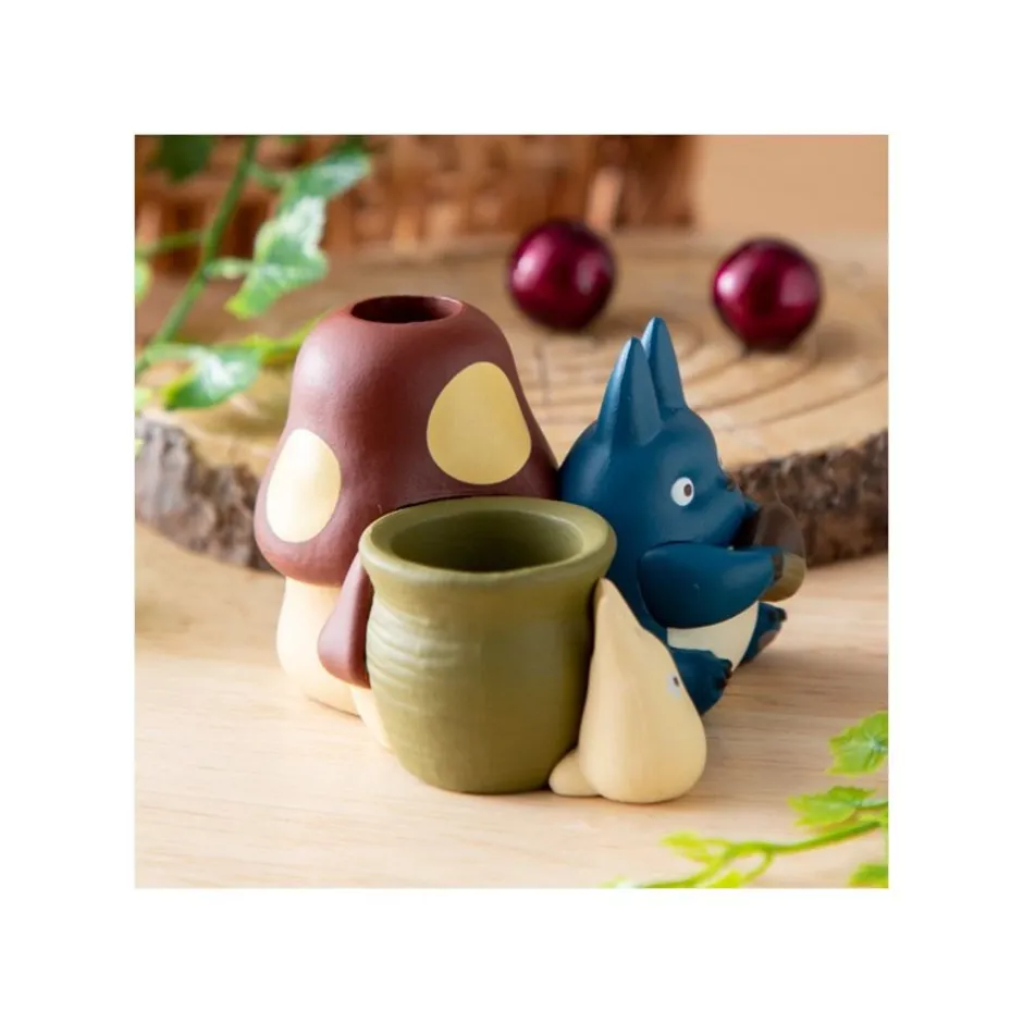 Maison Ghibli Jewellery Boxes-Pencil Holder Figurines Middle & Little Totoro - My Neighbor Totoro
