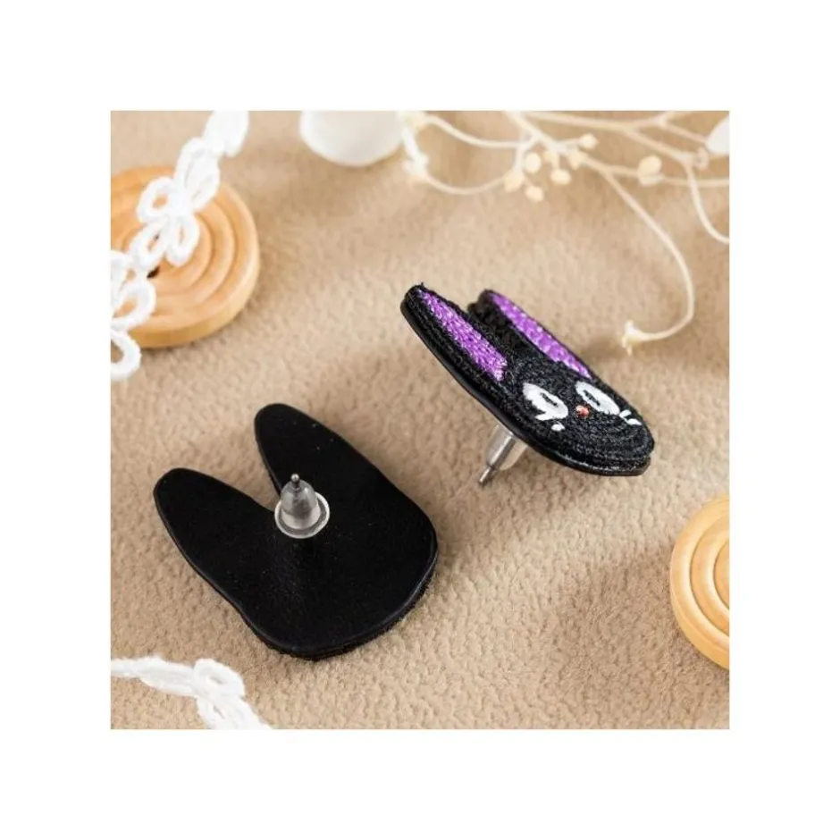Maison Ghibli Jewellery-Pierced Embroidery Serie Jiji - Kiki'S Delivery Service