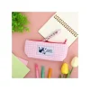 Maison Ghibli Storage-Pink Checkered Pencil Case - Kiki'S Delivery Service