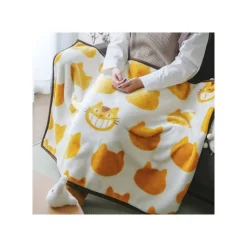 Maison Ghibli Household Linen-Plaid Catbus Silhouette 70X100 Cm - My Neighbor Totoro