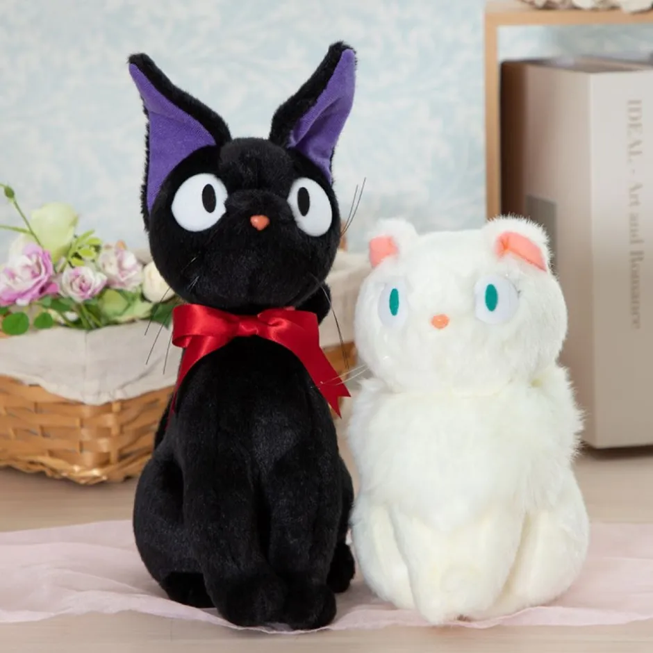Maison Ghibli Classic Plush-Plush Jiji Sitting M - Kiki'S Delivery Service