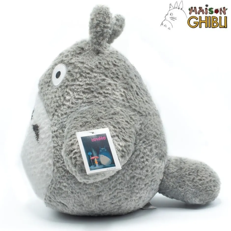 Maison Ghibli Fluffy Plush-Plush Totoro Grey Fluffy Big - My Neighbor Totoro