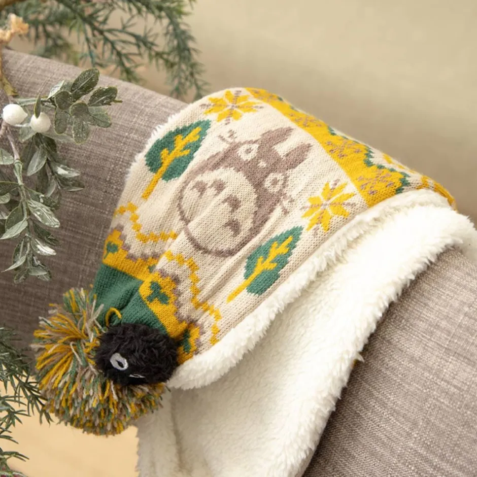 Maison Ghibli Outfits-Pom Pom Scarf Totoro & Soot Sprites - My Neighbor Totoro