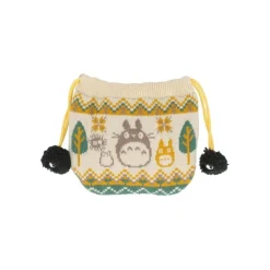 Maison Ghibli Bags-Pom Pom Series Knit Cloth Bag Hide-And-Seek - My Neighbor Totoro