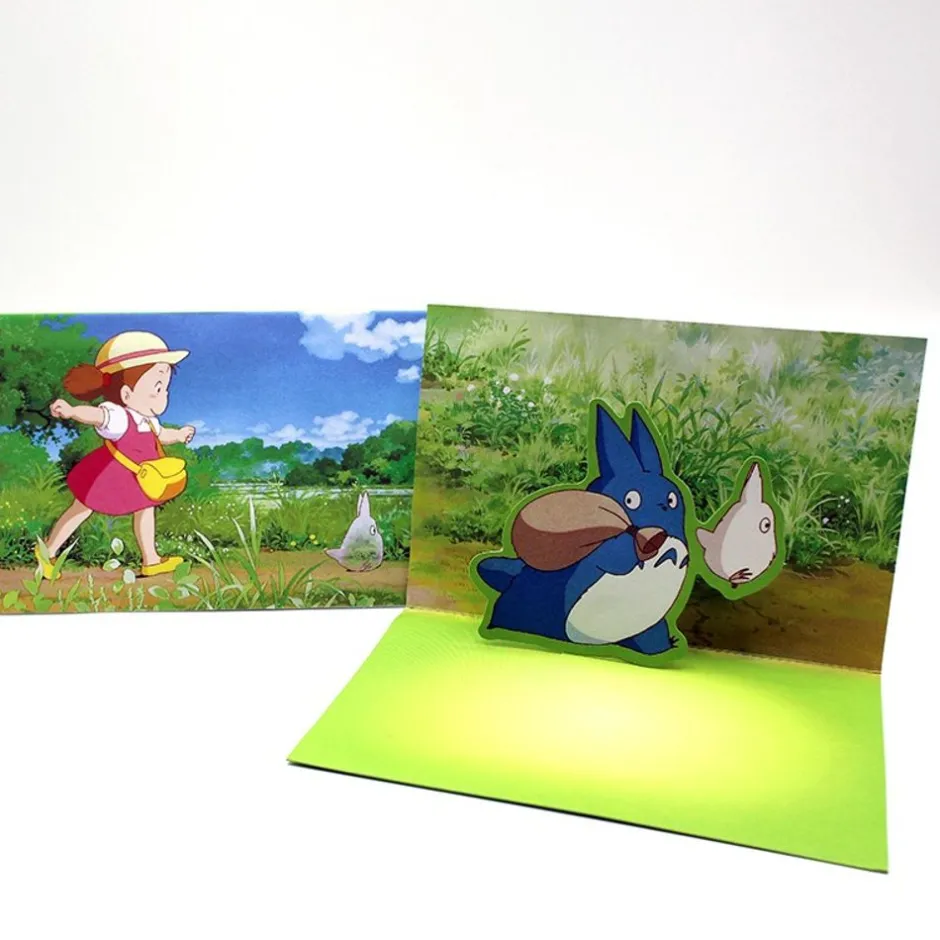 Maison Ghibli Postcards And Letter Papers-Pop-Up Notecards Set - My Neighbor Totoro