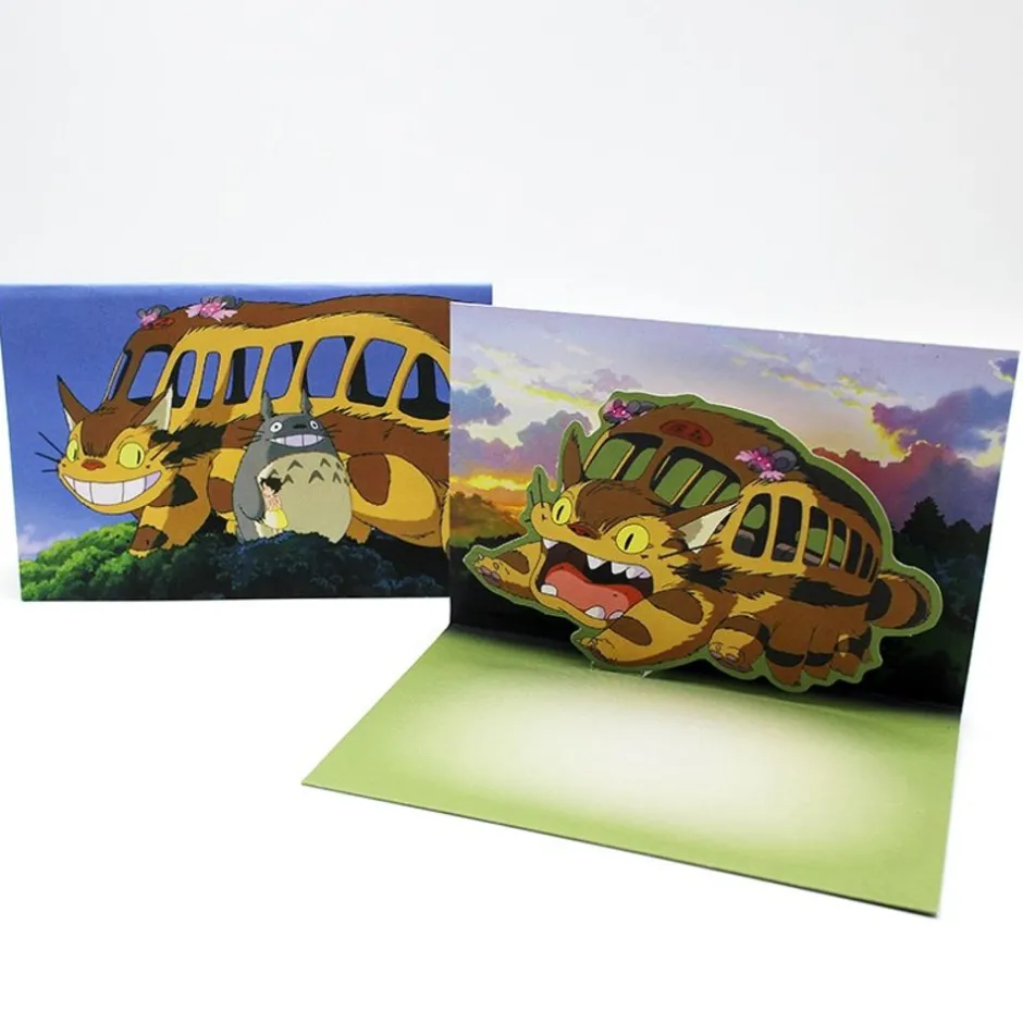 Maison Ghibli Postcards And Letter Papers-Pop-Up Notecards Set - My Neighbor Totoro