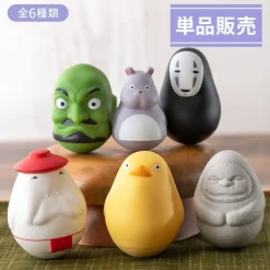 Maison Ghibli Figurines-Pose Collection Assort. Of 6 Roly-Poly Figurines - Spirited Away