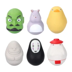 Maison Ghibli Figurines-Pose Collection Assort. Of 6 Roly-Poly Figurines - Spirited Away