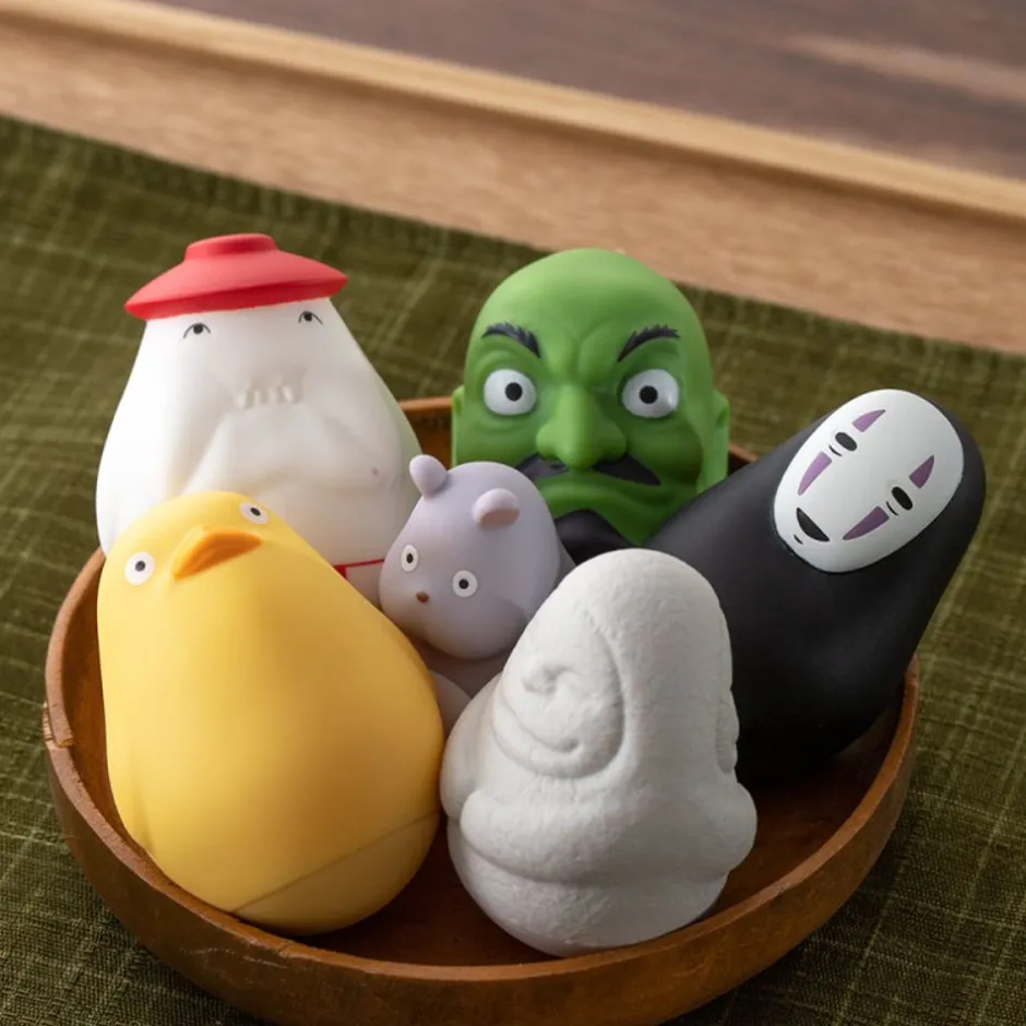 Maison Ghibli Figurines-Pose Collection Assort. Of 6 Roly-Poly Figurines - Spirited Away