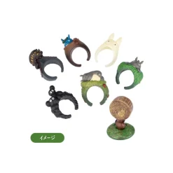 Maison Ghibli Figurines-Pose Collection Totoro Assortment Of 6 Rings - My Neighbor Totoro