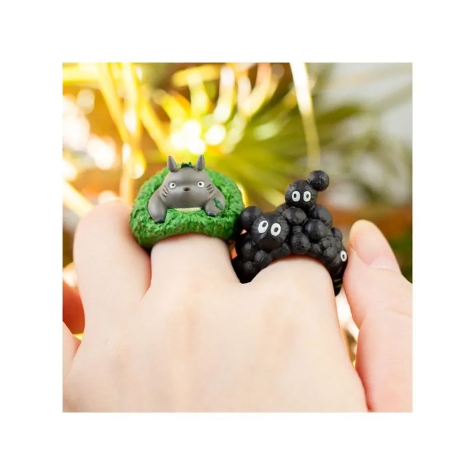 Maison Ghibli Figurines-Pose Collection Totoro Assortment Of 6 Rings - My Neighbor Totoro
