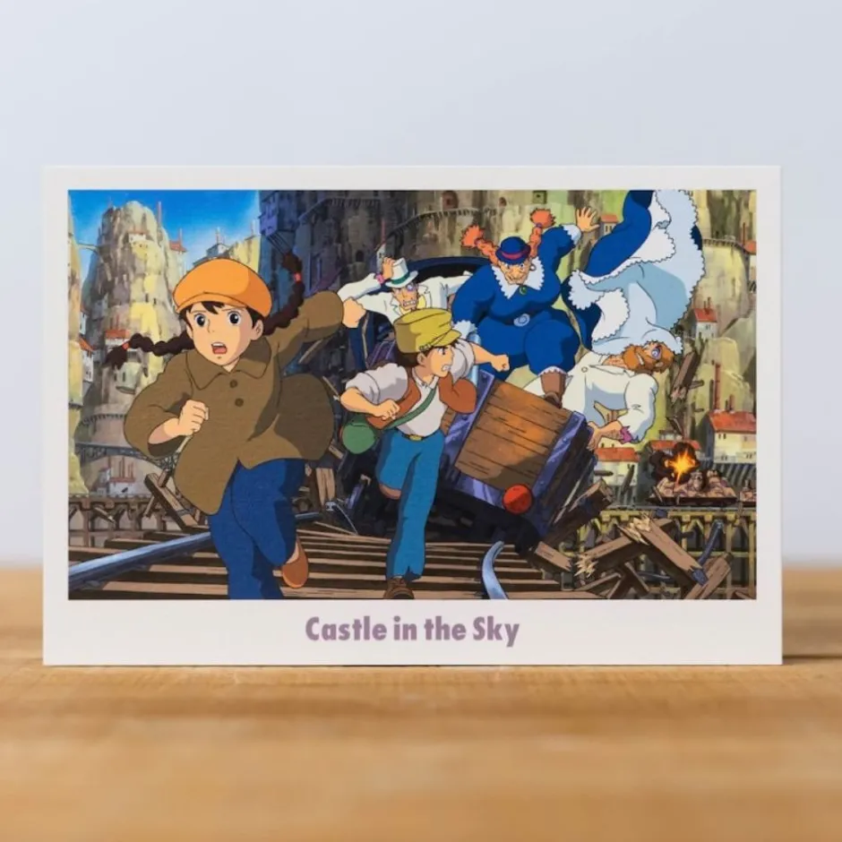 Maison Ghibli Postcards And Letter Papers-Postcard - Castle In The Sky