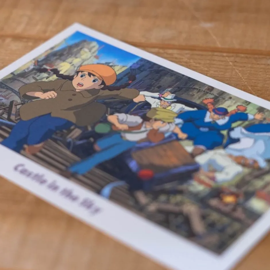 Maison Ghibli Postcards And Letter Papers-Postcard - Castle In The Sky
