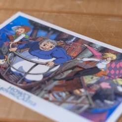 Maison Ghibli Postcards And Letter Papers-Postcard - Howl'S Moving Castle