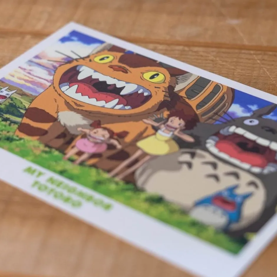 Maison Ghibli Postcards And Letter Papers-Postcard My Neighbor Totoro - My Neighbor Totoro