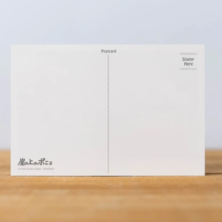 Maison Ghibli Postcards And Letter Papers-Postcard Ponyo - Ponyo On The Cliff
