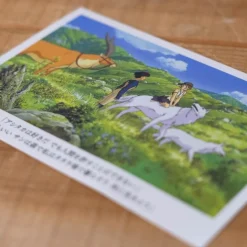 Maison Ghibli Postcards And Letter Papers-Postcard San & Ashitaka - Princess Mononoke