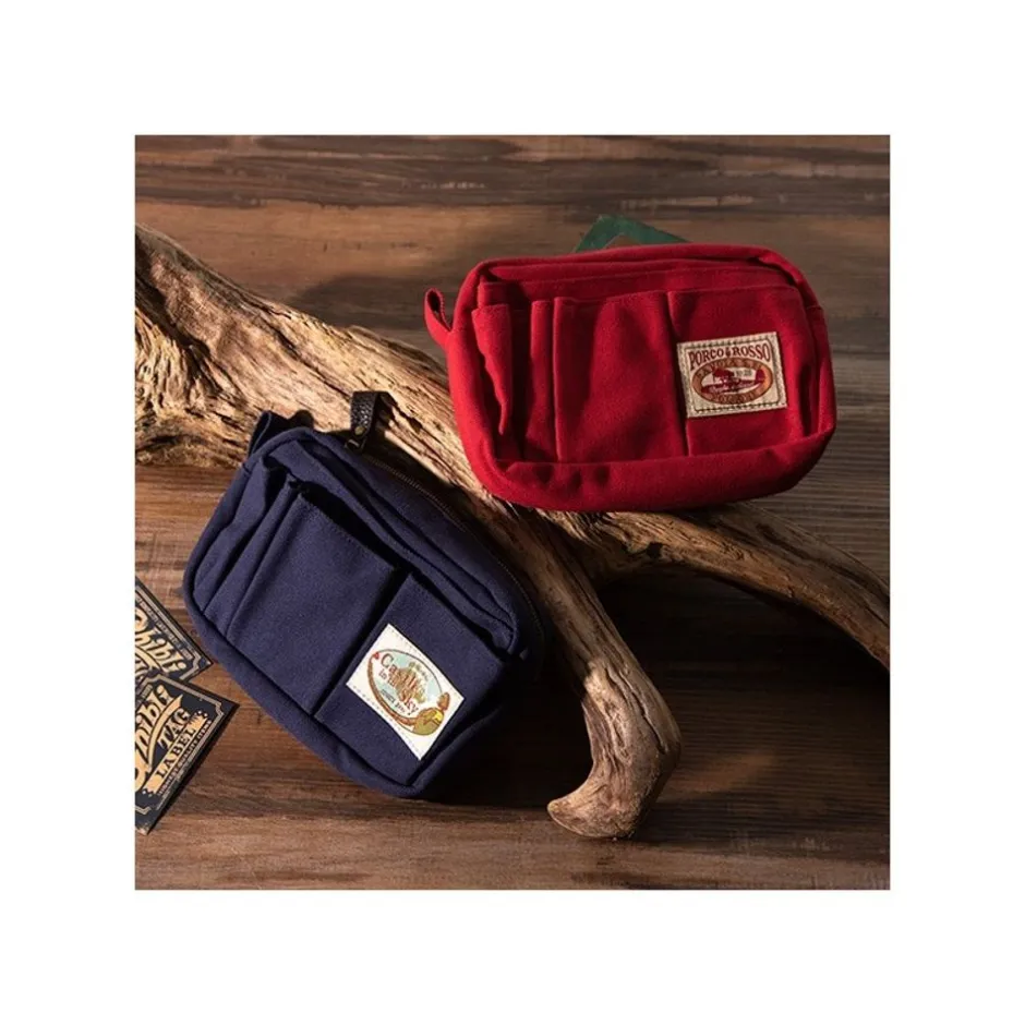 Maison Ghibli Accessories-Pouch Savoia - Porco Rosso