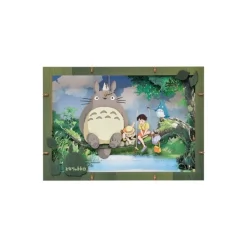 Maison Ghibli Arts And Crafts-Premium Paper Theater Totoro Fishiing - My Neighbor Totoro