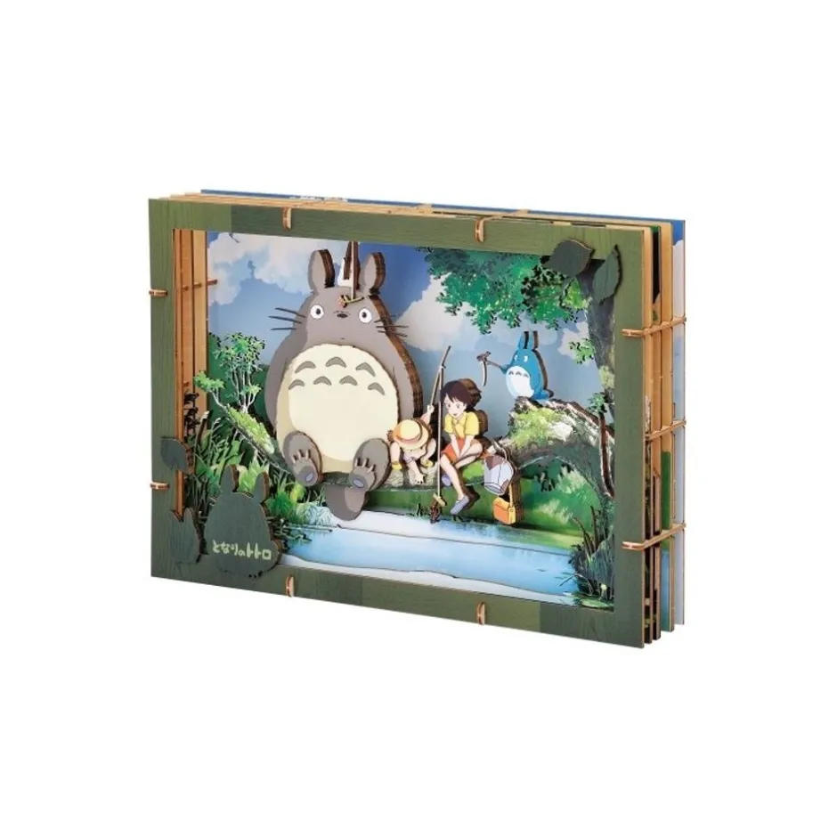 Maison Ghibli Arts And Crafts-Premium Paper Theater Totoro Fishiing - My Neighbor Totoro