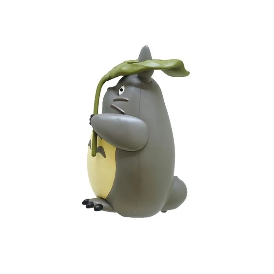 Maison Ghibli Toys-Pull Back Collection Totoro With A Leaf Umbrella - My Neighbour Totor