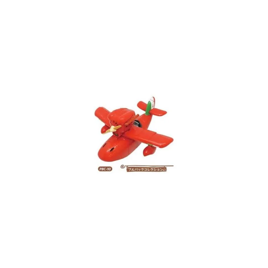 Maison Ghibli Toys-Pull Back Flying Boat Savioa - Porco Rosso