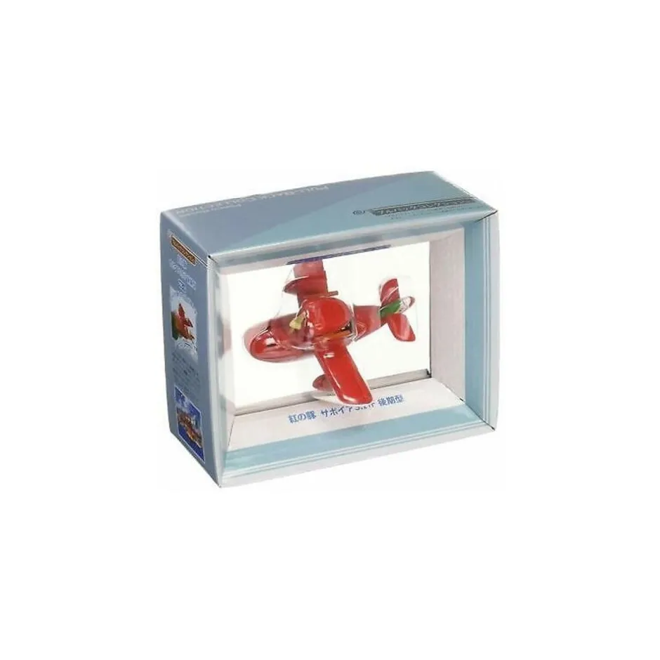 Maison Ghibli Toys-Pull Back Flying Boat Savioa - Porco Rosso