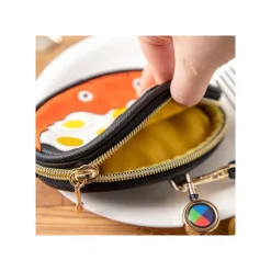 Maison Ghibli Accessories-Purse Calcifer & Bacon And Egg - Howl'S Moving Castle
