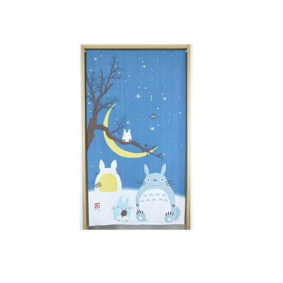 Maison Ghibli Wall Decoration-Rideaux Totoro Ciel D'Hiver - Mon Voisin Totoro