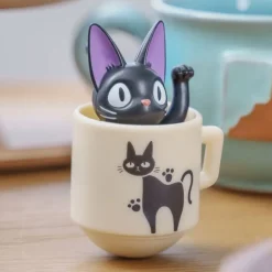 Maison Ghibli Toys-Round Bottomed Figurine Kiki With Her Mug - Kiki'S Delivery Service