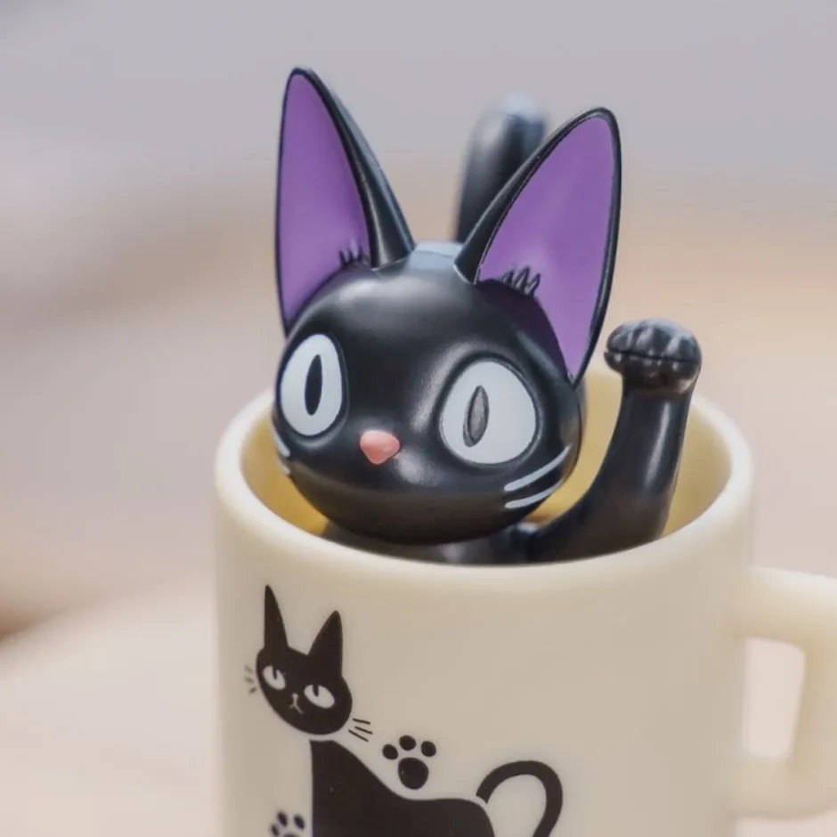 Maison Ghibli Toys-Round Bottomed Figurine Kiki With Her Mug - Kiki'S Delivery Service