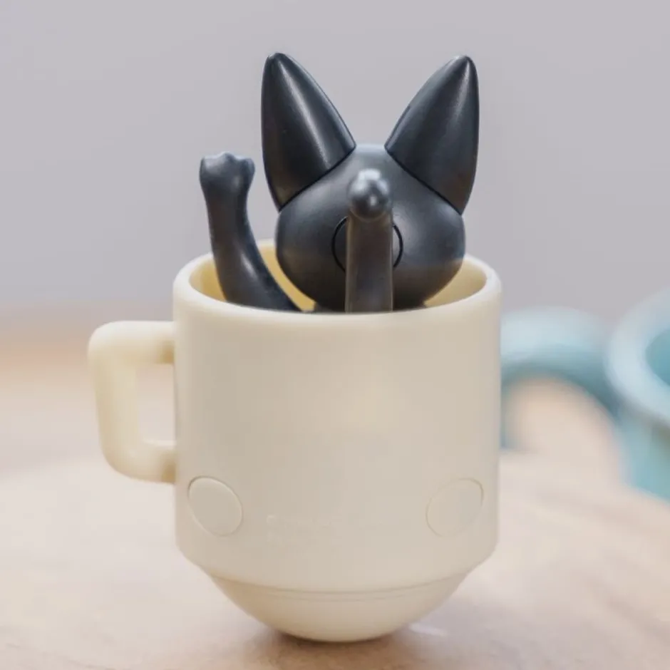 Maison Ghibli Toys-Round Bottomed Figurine Kiki With Her Mug - Kiki'S Delivery Service
