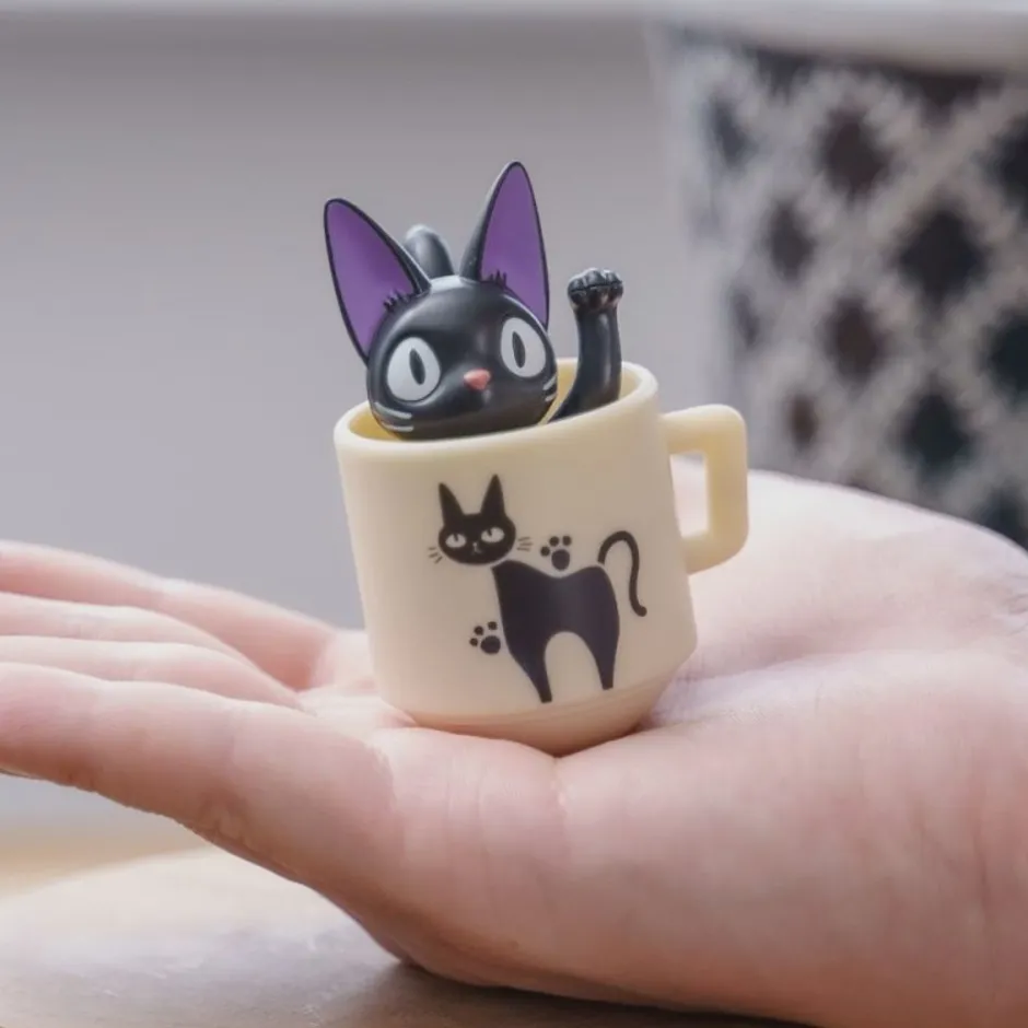 Maison Ghibli Toys-Round Bottomed Figurine Kiki With Her Mug - Kiki'S Delivery Service