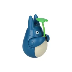 Maison Ghibli Toys-Round Bottomed Figurine Middle Totoro With Leaf - My Neighbor Totoro