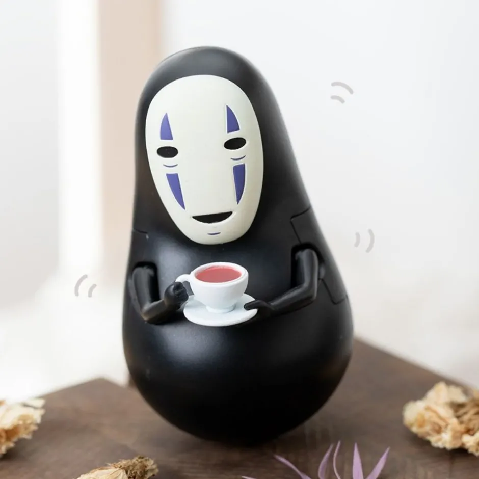 Maison Ghibli Toys-Round Bottomed Figurine No Face'S Coffe Time - Spirited Away