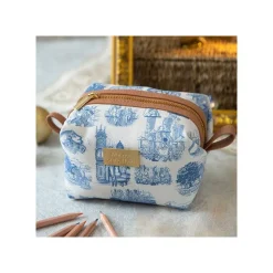 Maison Ghibli Storage-Round Toilet Bag Blue Nostalgia - Whisper Of The Heart