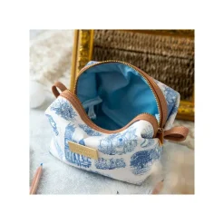 Maison Ghibli Storage-Round Toilet Bag Blue Nostalgia - Whisper Of The Heart