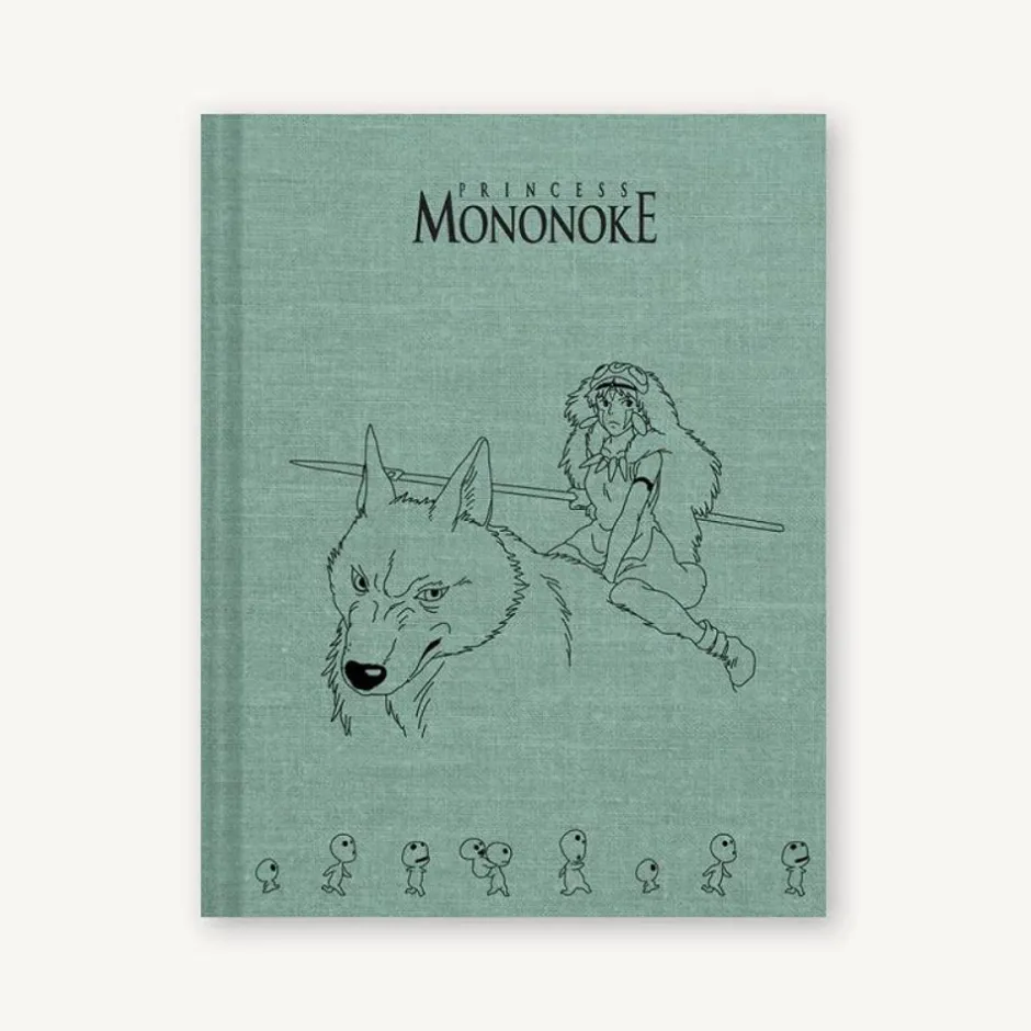 Maison Ghibli Notebooks And Notepads-San Cloth Sketchbook - Princess Mononoke